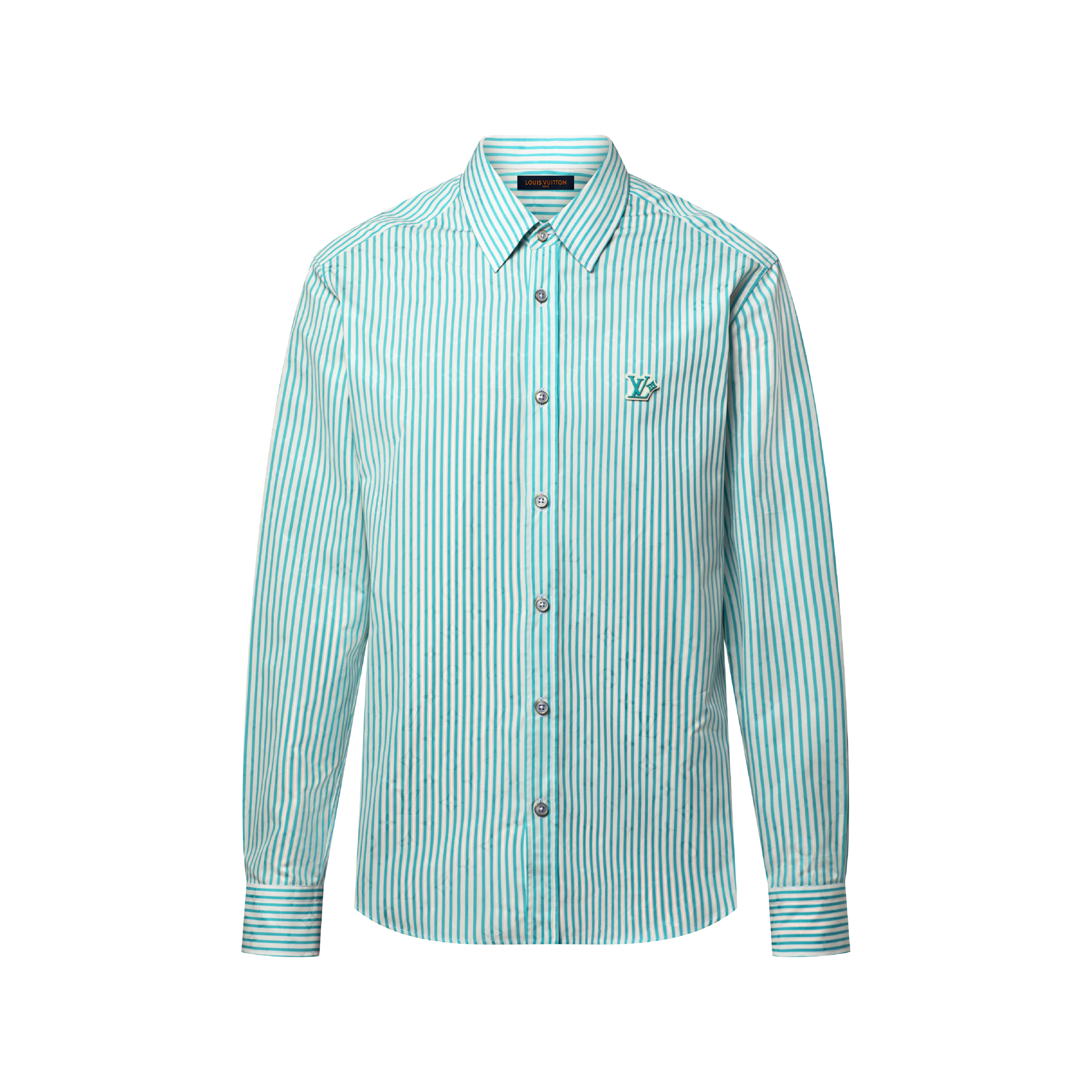 Monogram Striped Shirt - Luxury Blue | LOUIS VUITTON